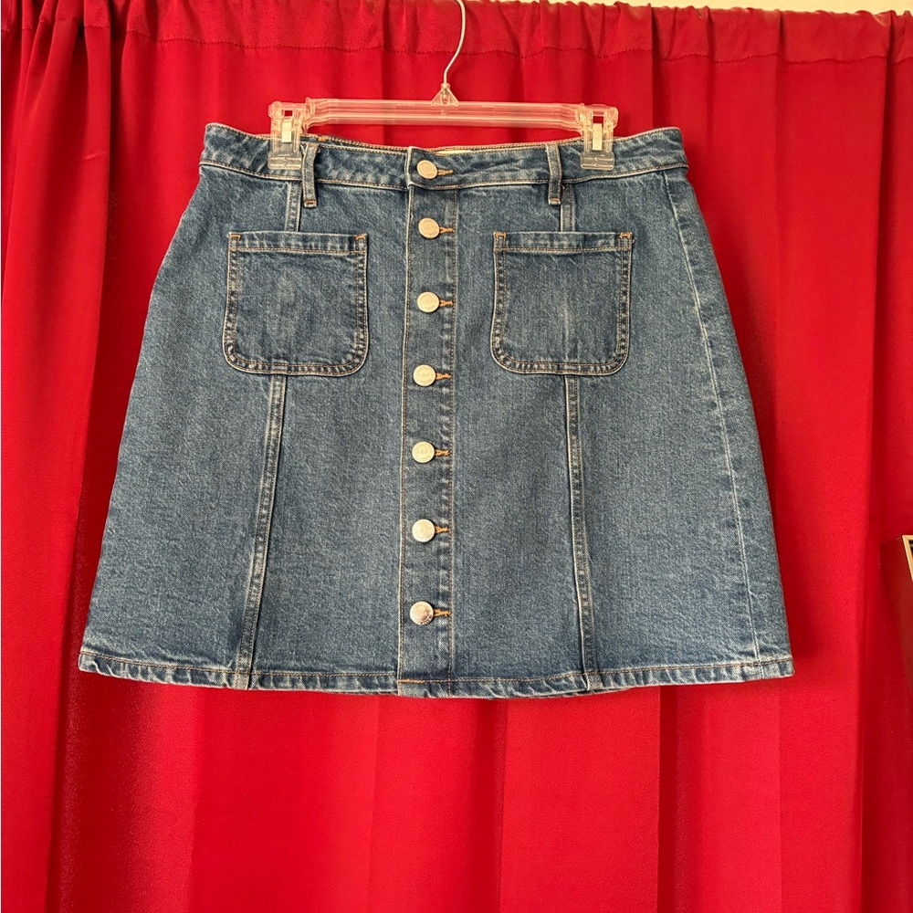 Loft jean skirt